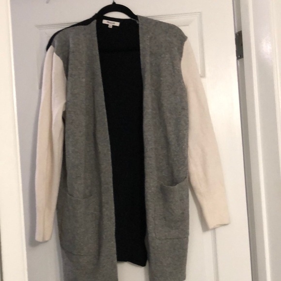 Madewell Merino Wool and Alpaca Blend Open Color Block Cardigan Size Sma… - Picture 1 of 8